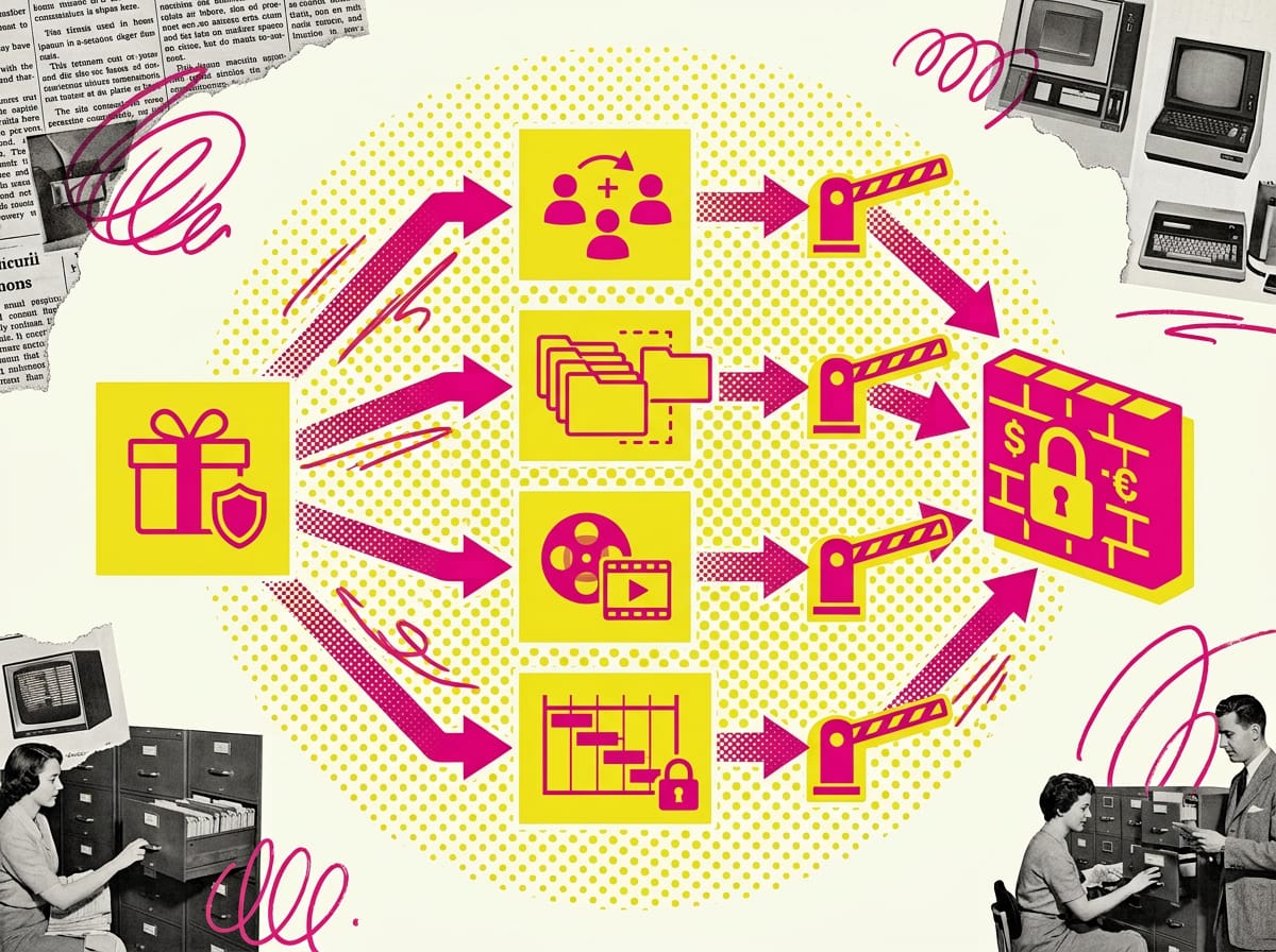 Diagramma dei quattro eventi che fanno scattare il pagamento nel piano gratuito